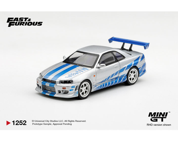 [Preorder] Mini GT 1:64 Nissan Skyline GT-R C-West “2 Fast 2 Furious” Brian O’Conner – Limited Edition MGT01252-BL