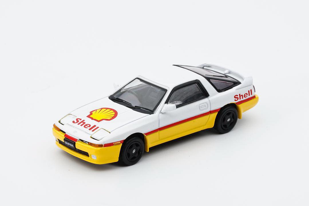 [Preorder] Shadow 1:64 Toyota SUPRA (A7O), RHD, YELLOW+WHITE LL-033-254