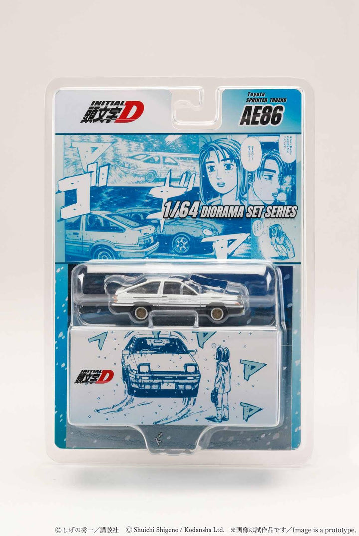[Preorder] Hobby Japan 1:64 Toyota SPRINTER TRUENO (AE86)/ INITIAL D Takumi Fujiwara  AND Natsuki Mogi HJDMD001F