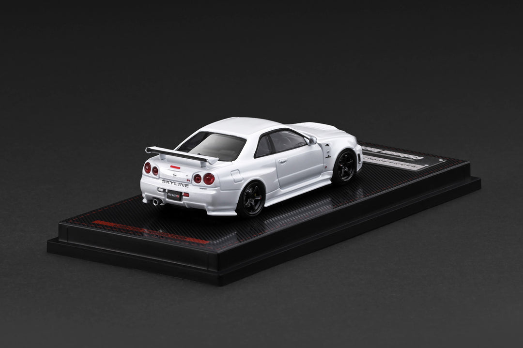 [Preorder] Ignition Model 1:64 Nissan Skyline GT-R (BNR34) NISMO customized White IG4175