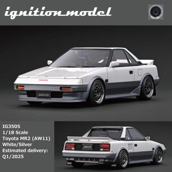 [Preorder] Ignition Model 1:18 Toyota MR2 (AW11) White IG3505