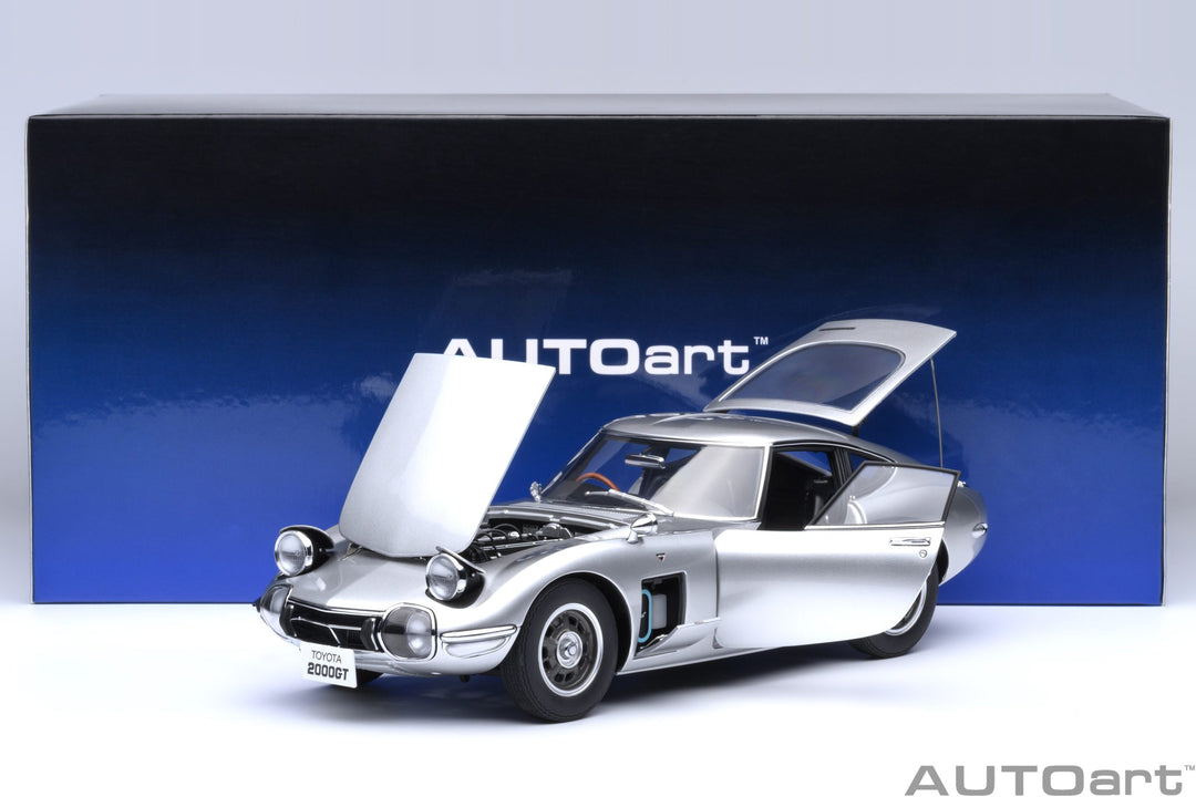 [Preorder] AUTOart 1:18 Toyota 2000GT 1967 Silver 79548