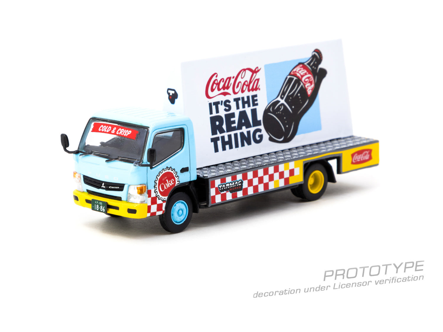 Preorder] Tarmac Works 1:64 Mitsubishi Fuso Canter -Advertisement