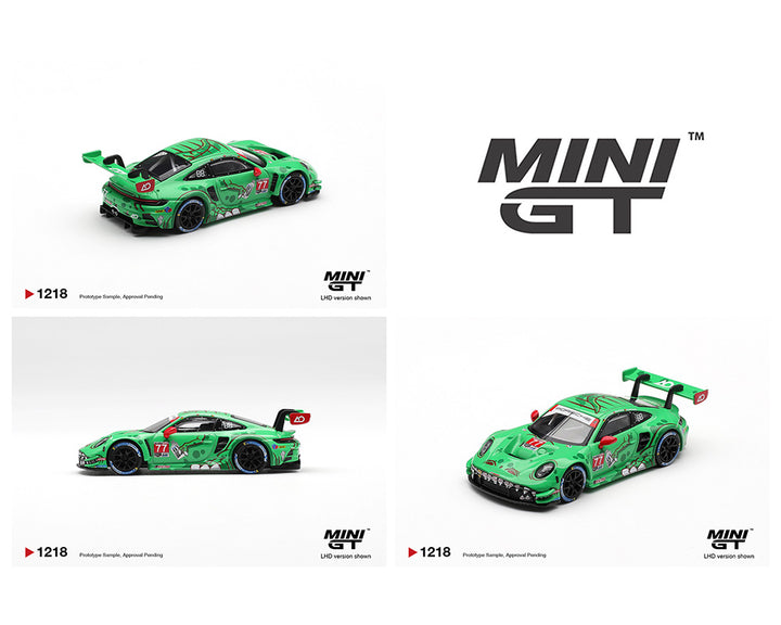 [Preorder] Mini GT 1:64 Porsche 911 GT3 R (992) #77 AO Racing 2025 IMSA Sebring 12 Hrs Class Winner MGT01218-BL