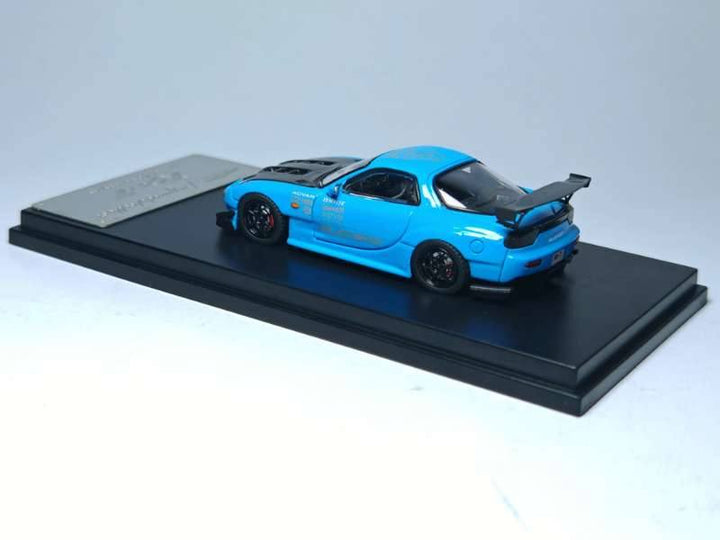 Model Collect 1:64 Mazda RX-7 (FD3S) Blue RE Amemiya Livery MC640012G