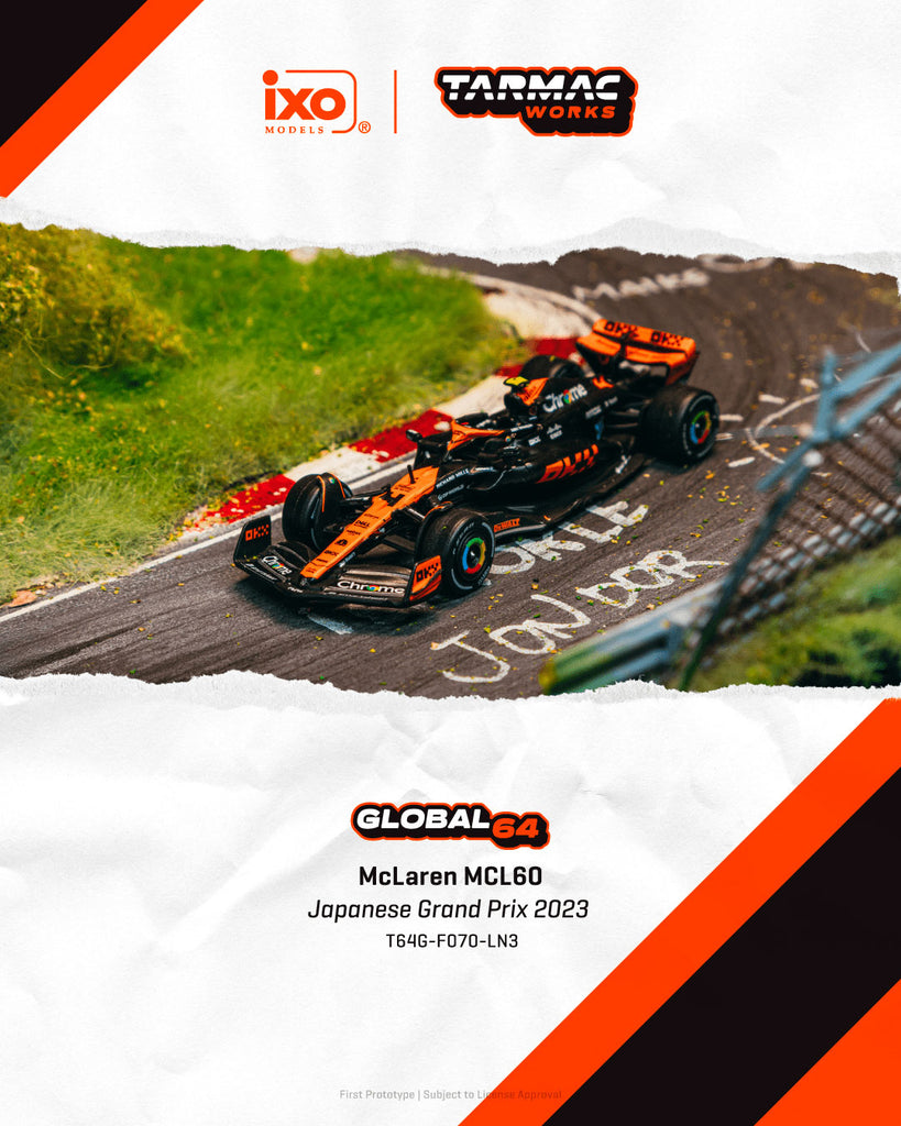 Preorder] Tarmac Works 1:64 McLaren F1 MCL60 Japanese Grand Prix