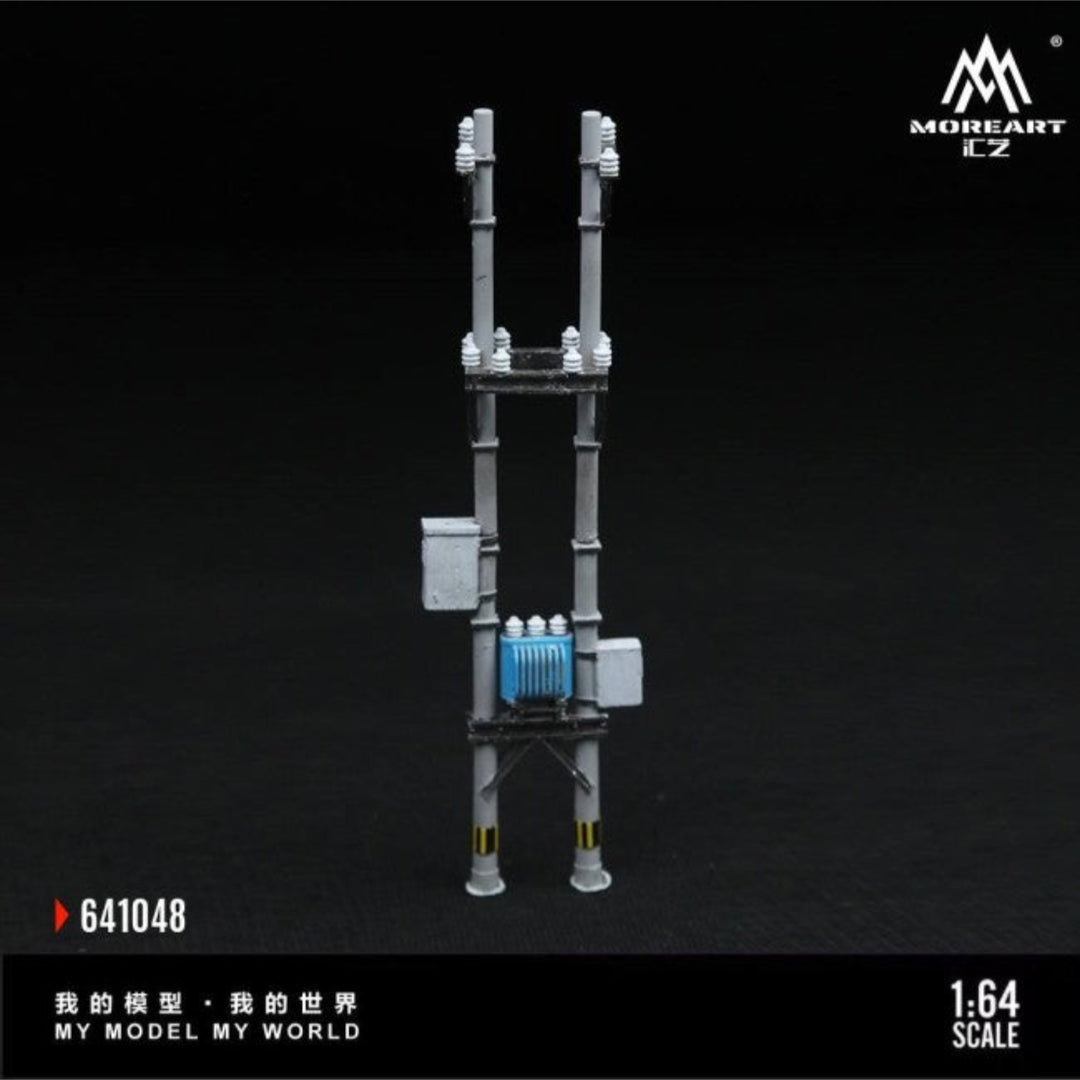 [Preorder] MoreArt 1:64 Miniature replica utility pole model 01 MO641048