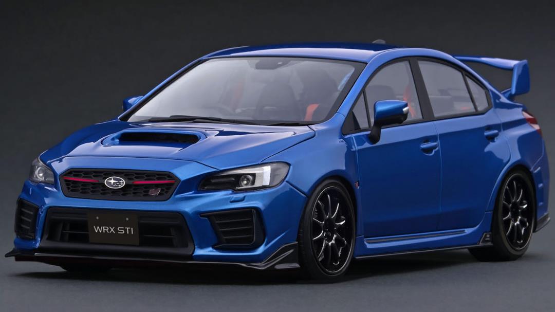 [Preorder] Ignition Model 1:18 SUBARU WRX (CBA-VAB) STI Metallic Blue IG3610