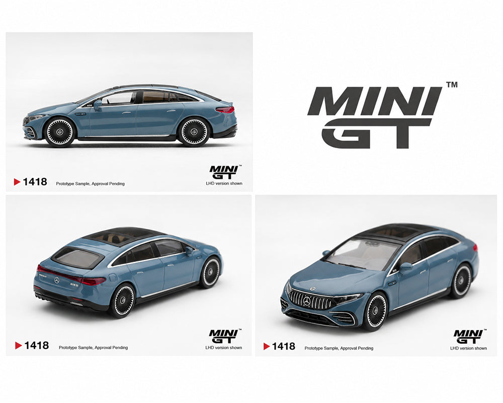 [Preorder] Mini GT 1:64 Mercedes-AMG EQS 53 Blue – Limited Edition MGT01418-BL