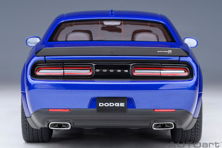 AUTOart 1:18 Dodge Challenger RT Scat Pack 2022 - Indigo Blue 71772