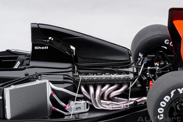 [Preorder] AUTOart 1:18 McLaren Honda MP4/6 1991 A. Senna #1 Without McLaren Logo 89150