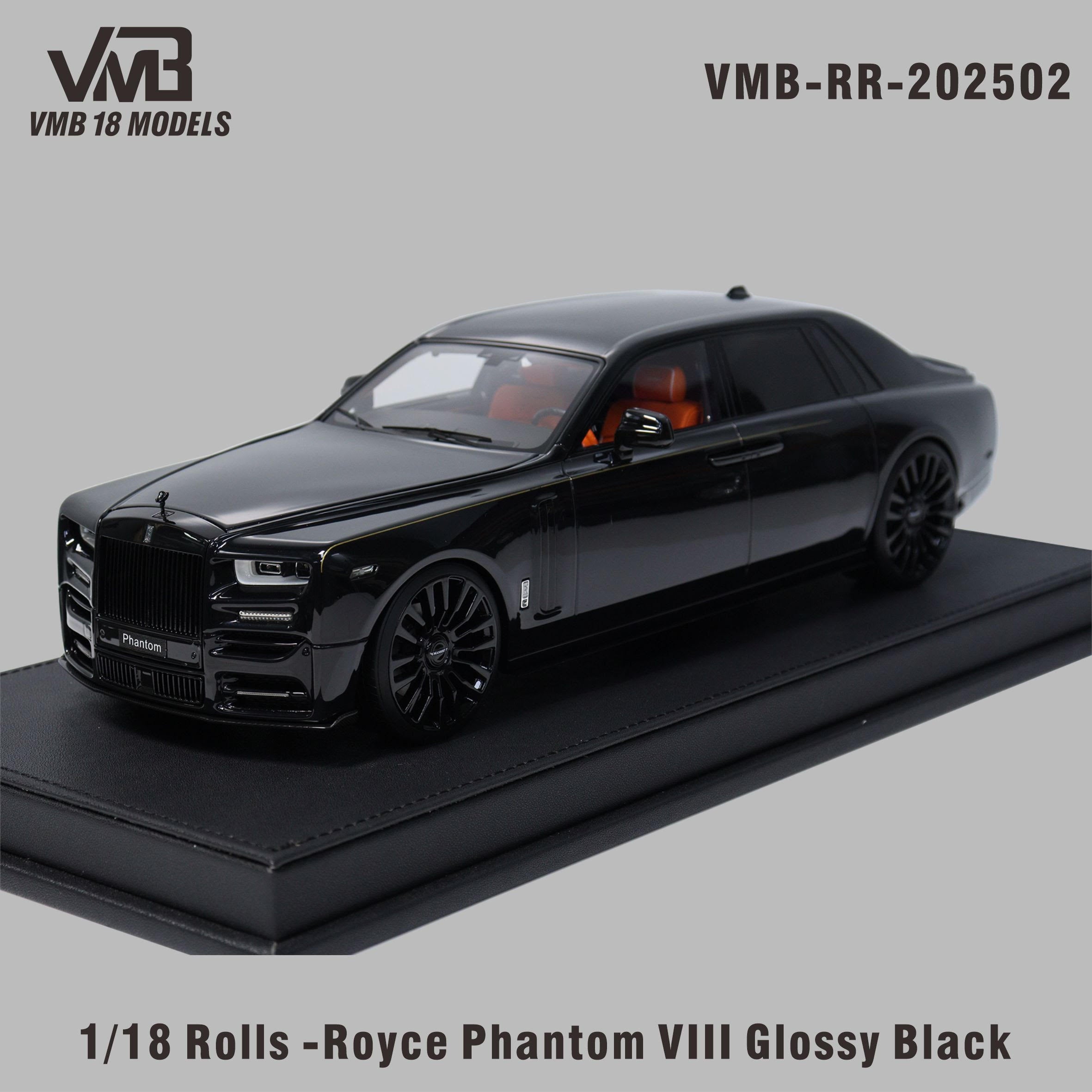 VMB 1:18 Rolls-Royce Phantom Vlll - Black VMB-RR-202502 – Horizon
