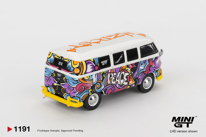 [Preorder] MINIGT 1:64 Volkswagen T1 Microbus Mizu Design MGT01191-BL