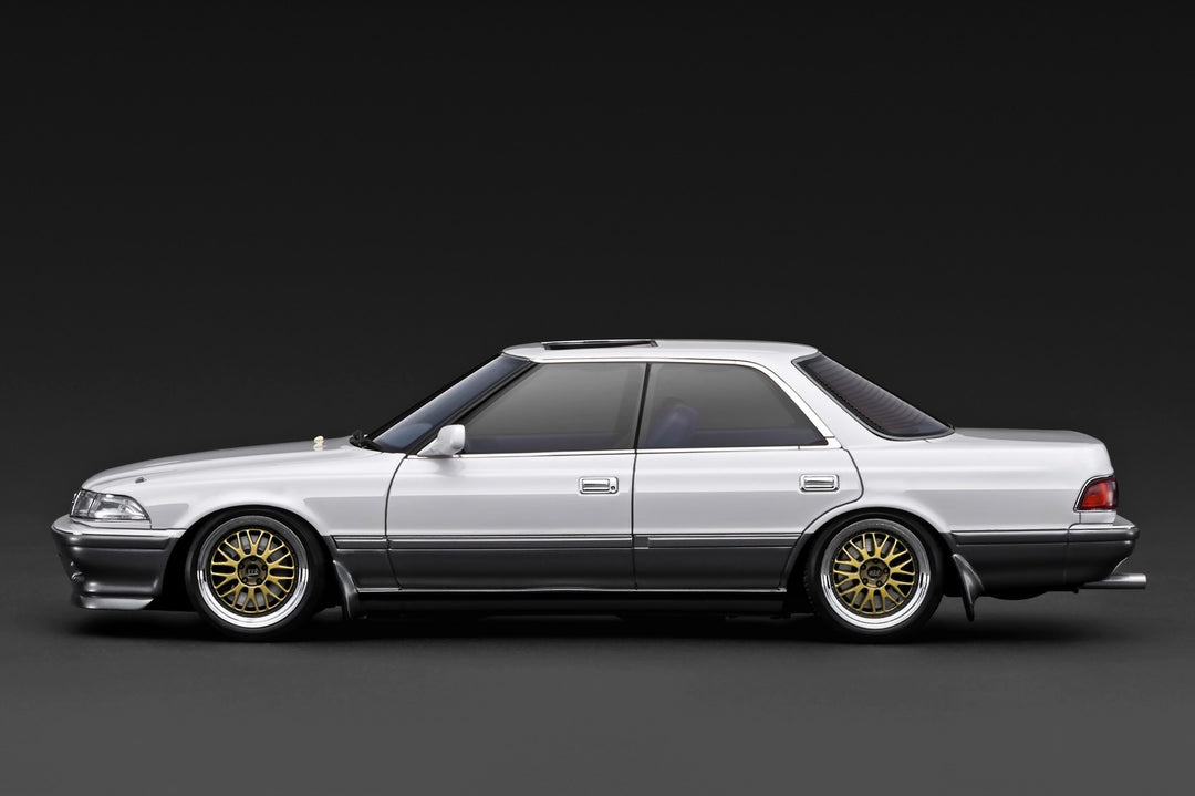 [Preorder] Ignition Model 1:18 TOYOTA MARKⅡ2.5 GT TWIN turbo (JZX81) Pearl White / Silver IG3856