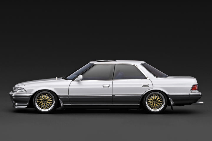 [Preorder] Ignition Model 1:18 TOYOTA MARKⅡ2.5 GT TWIN turbo (JZX81) Pearl White / Silver IG3856