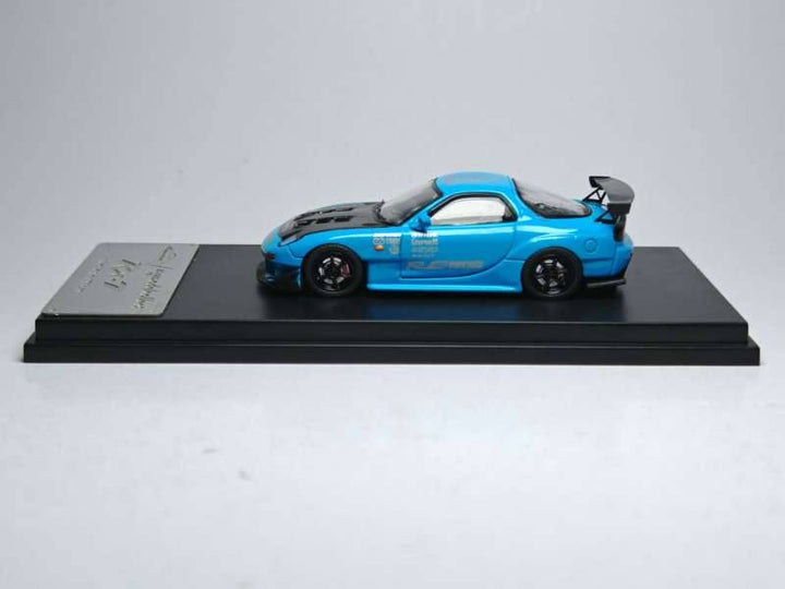 Model Collect 1:64 Mazda RX-7 (FD3S) Blue RE Amemiya Livery MC640012G