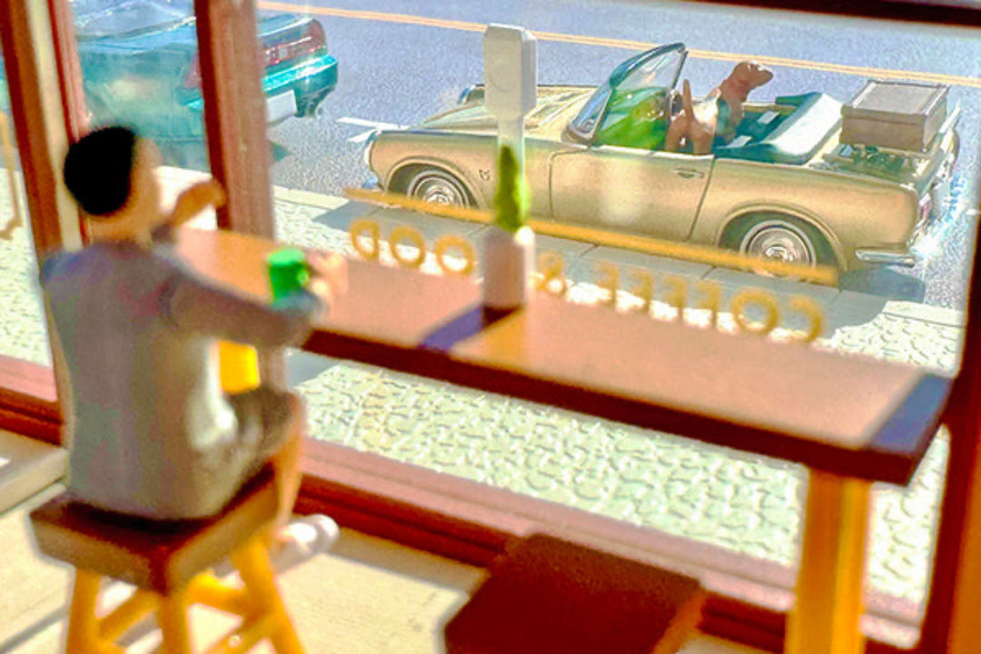 [Preorder] Tomytec TLVN 1:64 Diocolle CarSnap 27a Cafe Terrace 2 (Honda S800 included)