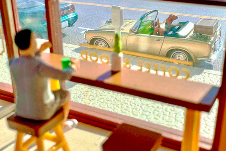 [Preorder] Tomytec TLVN 1:64 Diocolle CarSnap 27a Cafe Terrace 2 (Honda S800 included)