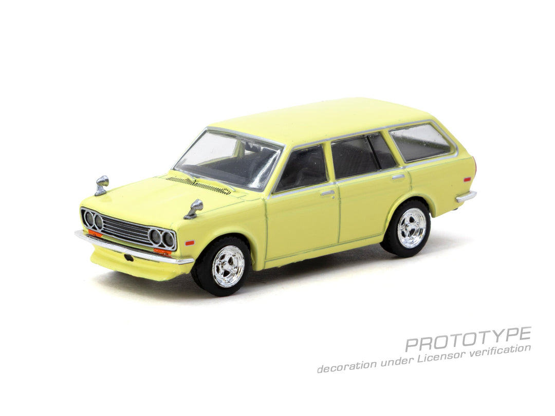 [Preorder] Tarmac Works 1:64 Datsun Bluebird 510 Wagon Yellow T64G-026-YL