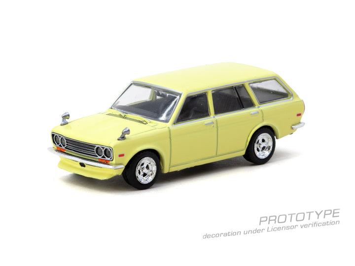 [Preorder] Tarmac Works 1:64 Datsun Bluebird 510 Wagon Yellow T64G-026-YL