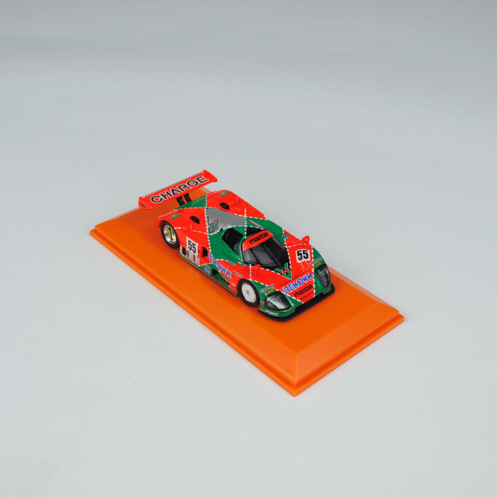 Kyosho 1:64 Mini Car &amp; Book Mazda 787B (NO.55) K07033B1-CL (Chinese Version) K07033B1-CL