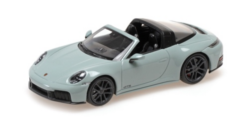 Minichamps Porsche 911 4S 1/1440台限定 MINICHAMPS 1:43 PORSCHE 911 (992.2)TARGA 4 GTS 2024 GREEN METALLIC
