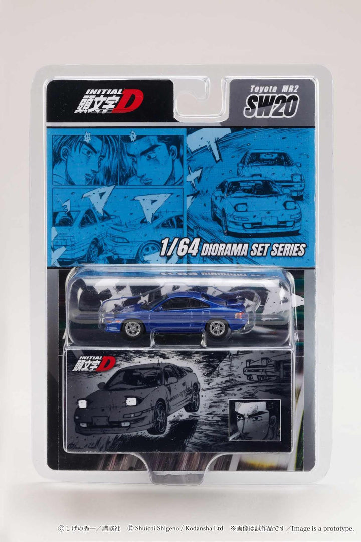 [Preorder] Hobby Japan 1:64 Toyota MR2 (SW20)/Initial D  Kai Kogashiwa VS Takumi Fujiwara HJDMD009