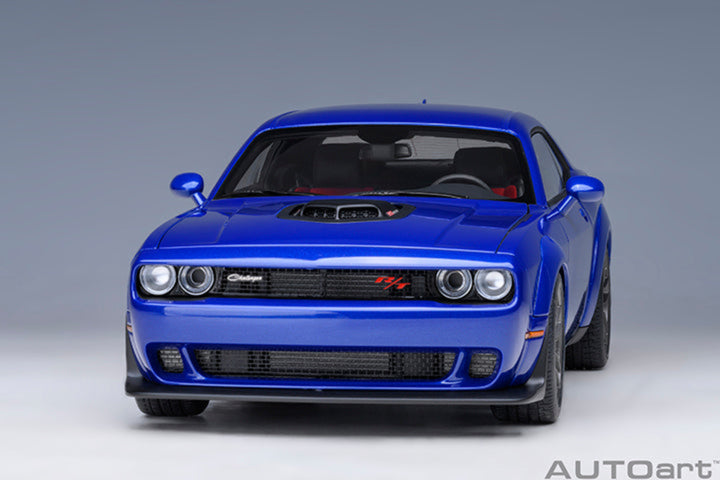 AUTOart 1:18 Dodge Challenger RT Scat Pack 2022 - Indigo Blue 71772