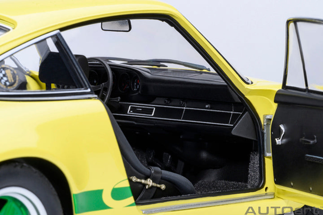 [Preorder] AUTOart 1:18 Porsche 911 Carrera 2.7 RS Light Yellow/Green Stripes 78033