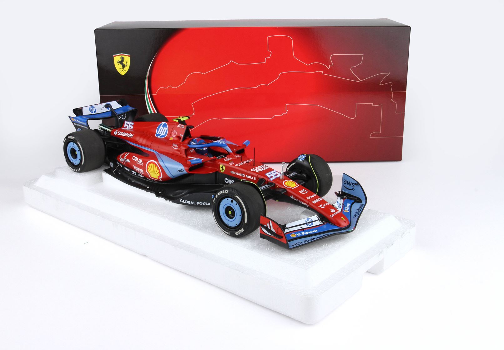 BBR 1:18 Ferrari SF24 GP USA Miami 2024 (2 Versions) – Horizon Diecast