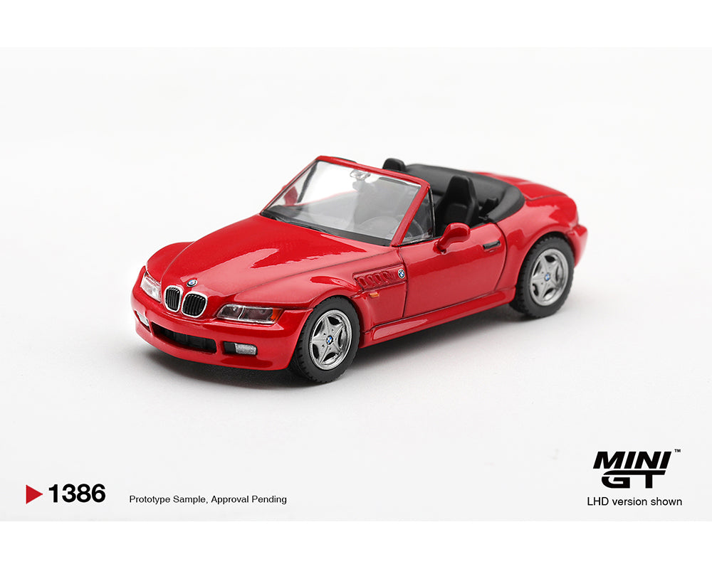[Preorder] Mini GT 1:64 BMW Z3 Hellrot Red – Limited Edition MGT01386-BL