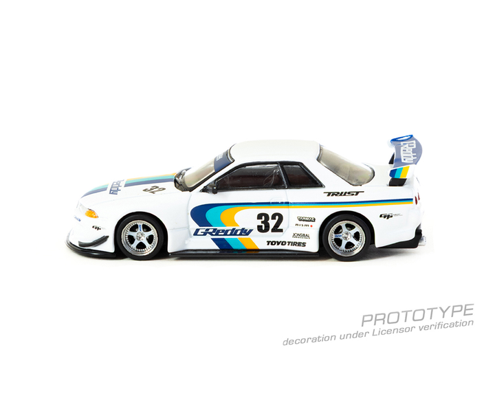 [Preorder] Tarmac x Mijo 1:64 NISSAN SKYLINE GT-R R32 WIDEBODY JONSIBAL T64G-061-GDY