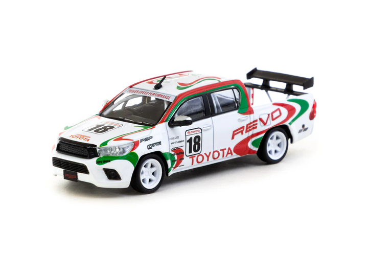 Tarmac Works 1:64 Toyota Hilux White T64-041-WH2