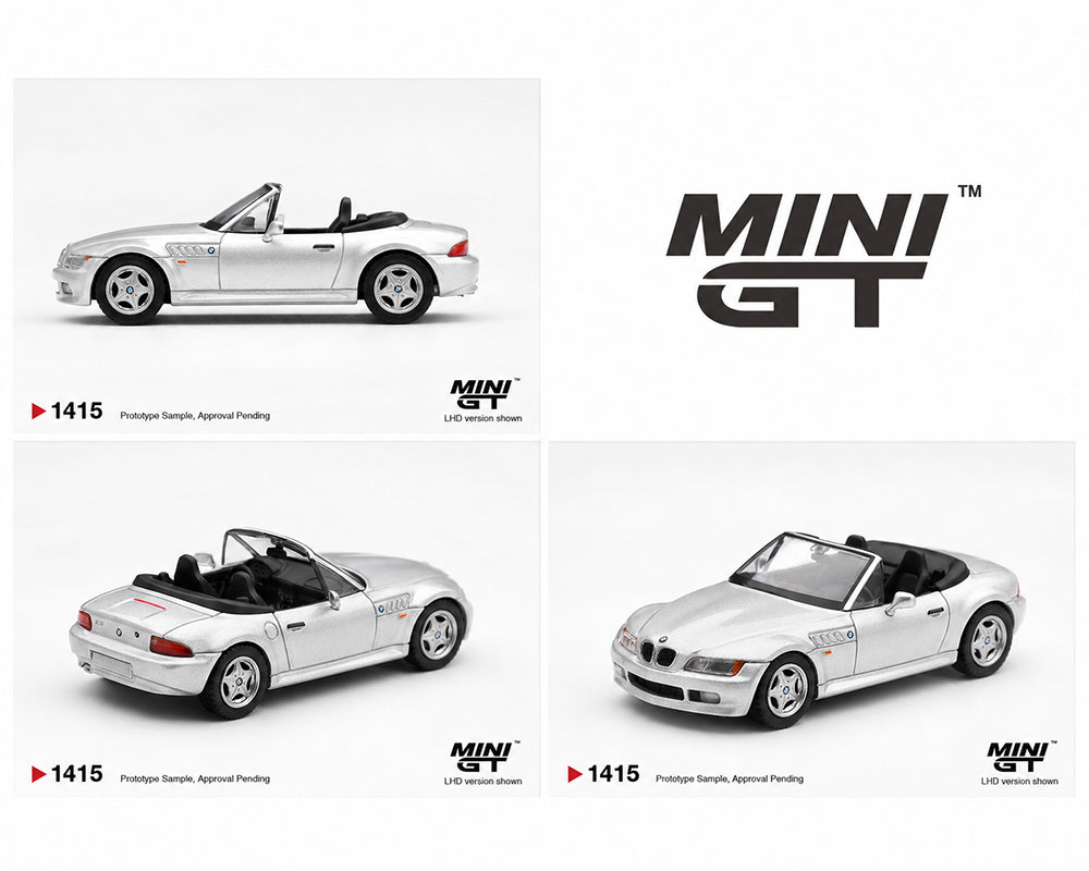 [Preorder] Mini GT 1:64 BMW Z3 Titanium Silver – Limited Edition MGT01415-BL