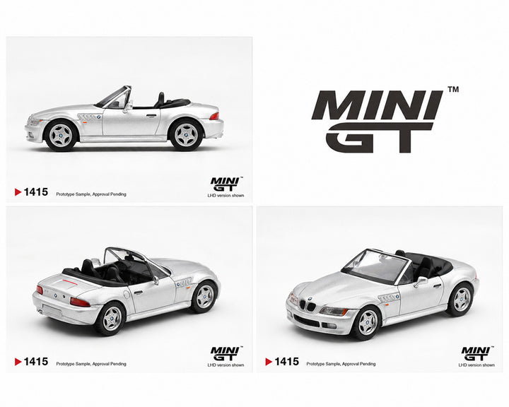 [Preorder] Mini GT 1:64 BMW Z3 Titanium Silver – Limited Edition MGT01415-BL