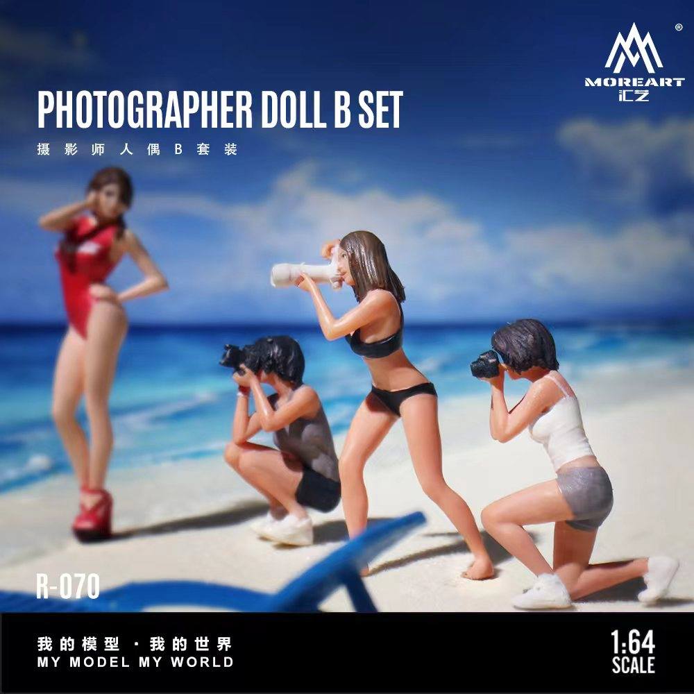 MoreArt 1:64 Photography doll B set MO223070