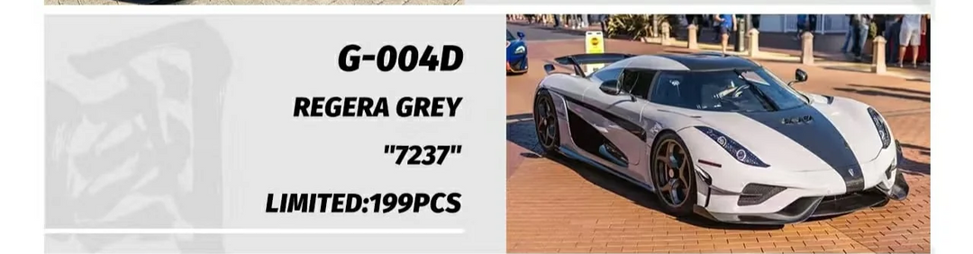 Guo Ji 1:64 Koenigsegg Regera G-004D GREY "7237"