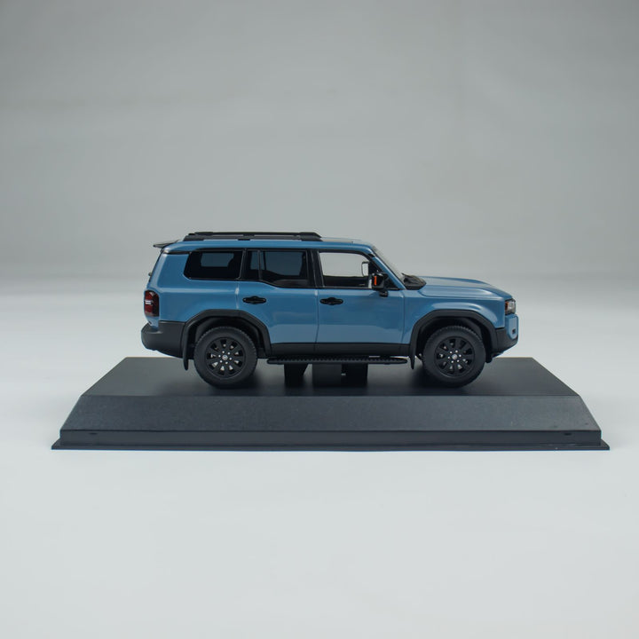 [Online Only] Kyosho 1:43 Toyota Land Cruiser 250 ZX 18inch Alloy Wheels Smoky Blue KS03927SB