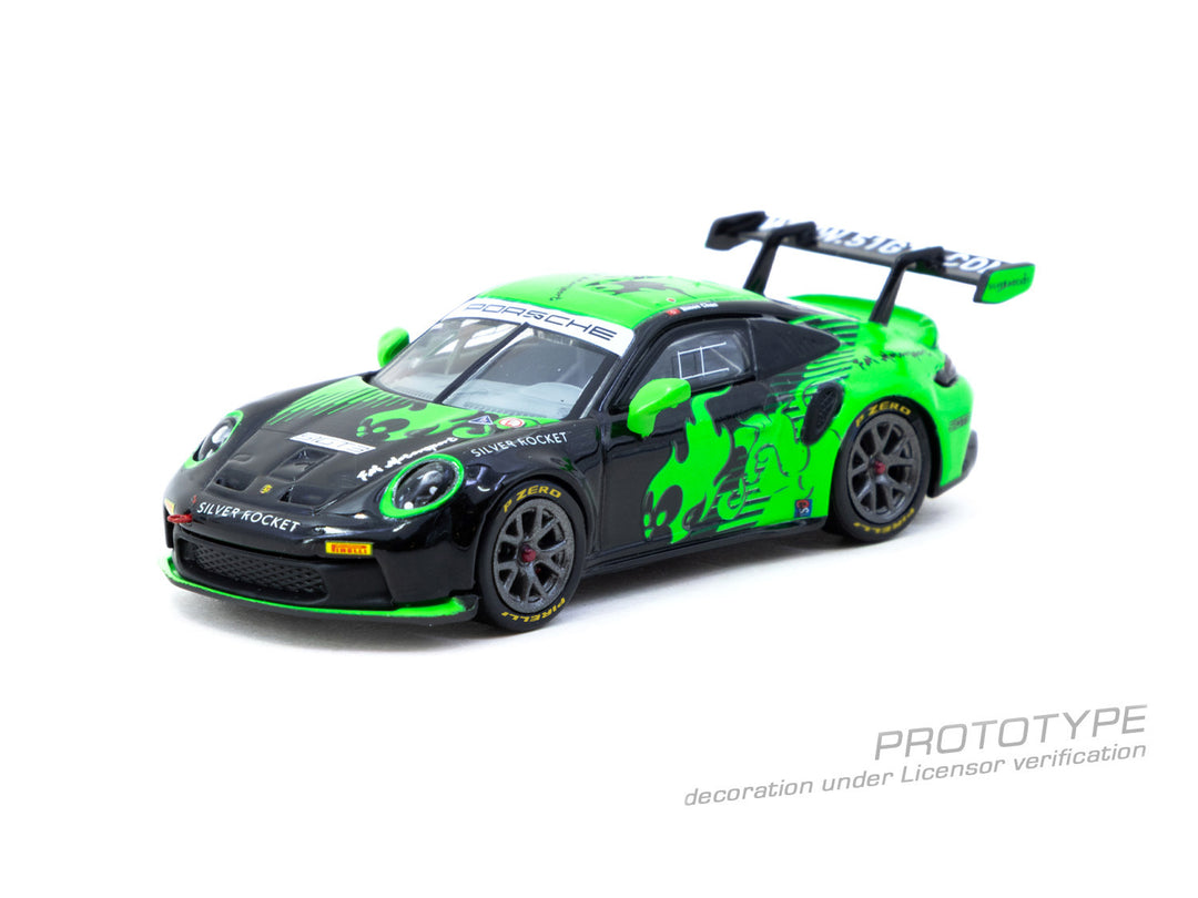[Preorder] Tarmac Works 1:64 Porsche 911 GT3 Cup (992) Fire Monkey Motorsport T64-093-FMM