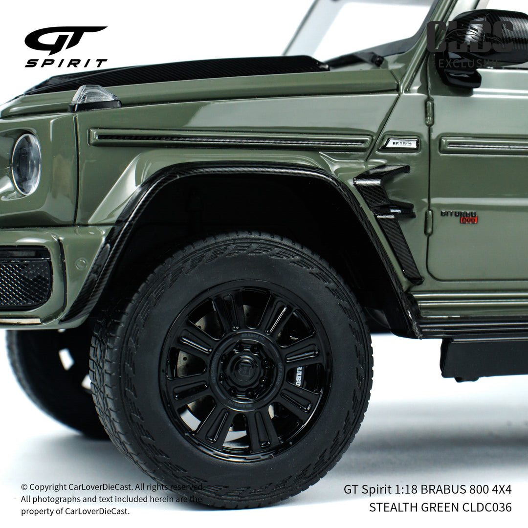 [Preorder] GT Spirit 1:18 BRABUS 800 4X4 STEALTH GREEN CLDC036