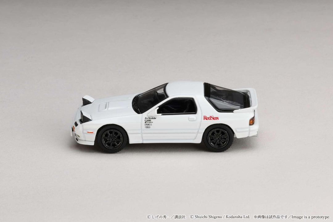 [Preorder] Hobby Japan 1:64 MAZDA RX-7 (FC3S) RedSuns / Initial D  Ryosuke Takahashi VS Kyoichi Sudou HJDMD003B