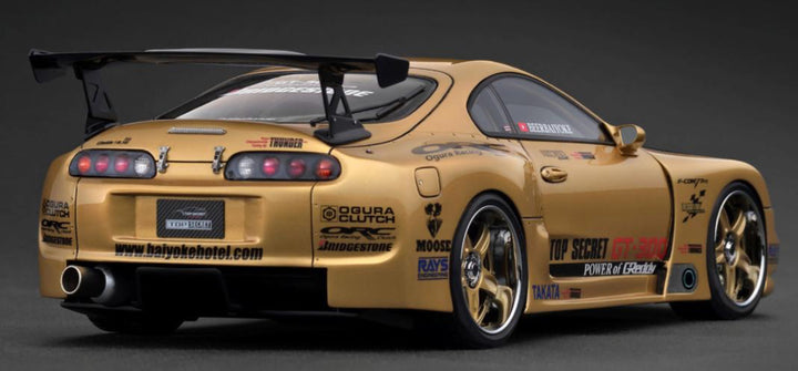 [Preorder] Ignition Model 1:18 TOP SECRET GT300 Supra (A80) Gold IG3743
