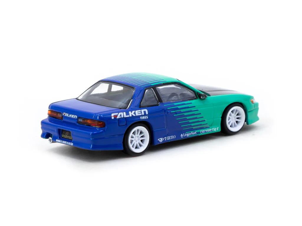 Tarmac Works 1:64 VERTEX Nissan Silvia (S13) Falken T64G-025-FA