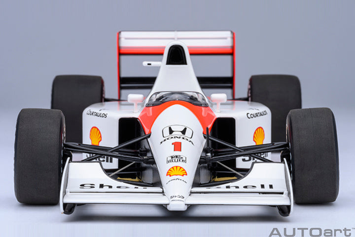 [Preorder] AUTOart 1:18 McLaren Honda MP4/6 1991 A. Senna #1 Without McLaren Logo 89150