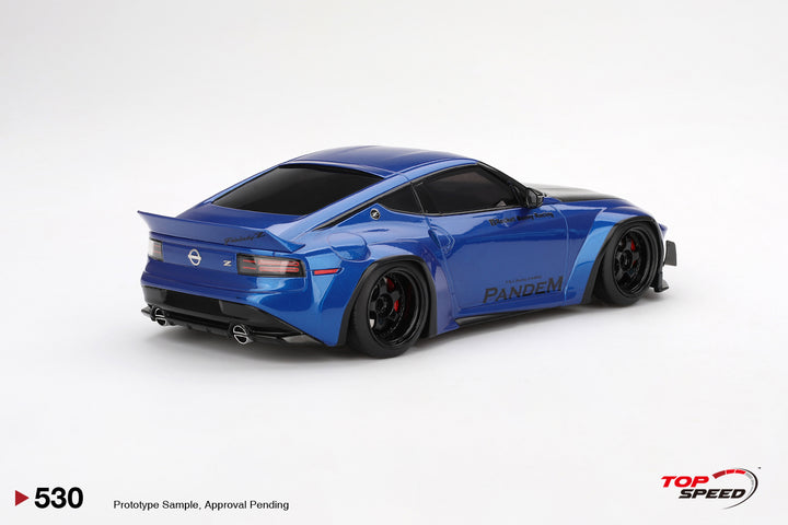 [Preorder] Topspeed 1:18 Nissan Z (RZ34) Pandem Seiran Blue TS0530