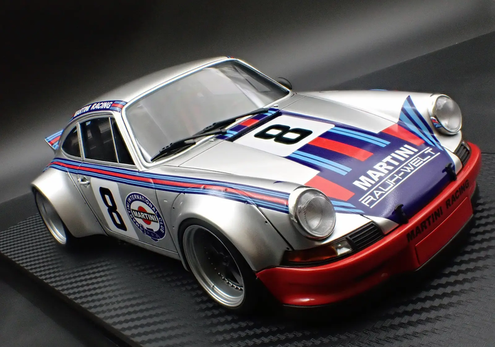 [Preorder] Ignition Model 1:18 PORSCHE RWB Backdate  Silver / Orange IG3879