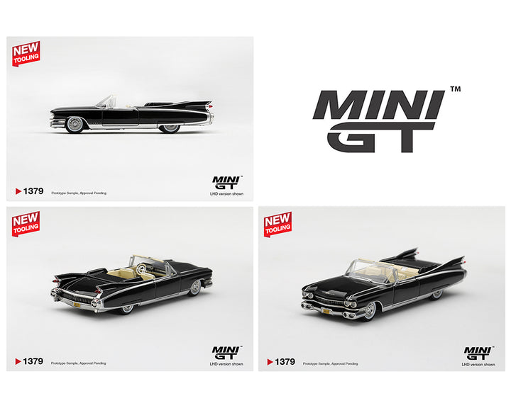 [Preorder] Mini GT 1:64 Cadillac Eldorado Biarritz 1959 Black – Limited Edition MGT01379-BL