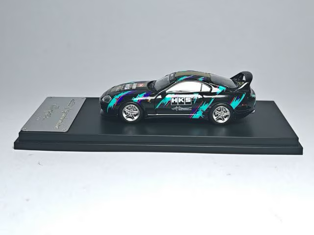 Model Collect 1:64 1994 Toyota Supra JZA80 Black HKS Livery MC640020D