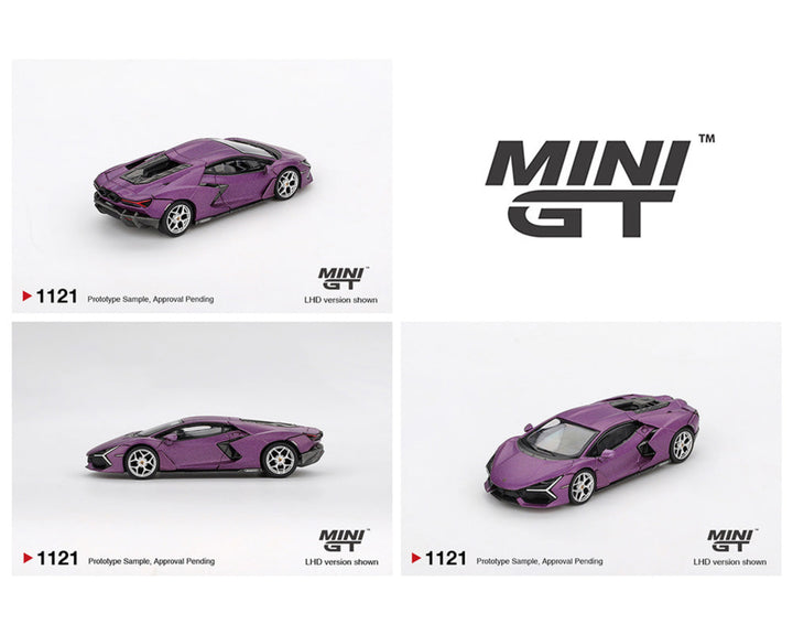 [Preorder] MINIGT 1:64 Lamborghini Revuelto Viola 30th – Matte Purple – Mijo Exclusives MGT01121-BL