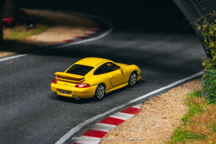Tarmac Works 1:64 Porsche 911 GT3 (type 996) Yellow T64G-069-YL